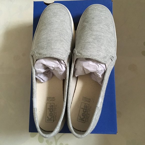 Keds Triple Decker Sneaker in Sparkle Grey in 7.5 - Picture 2 of 5